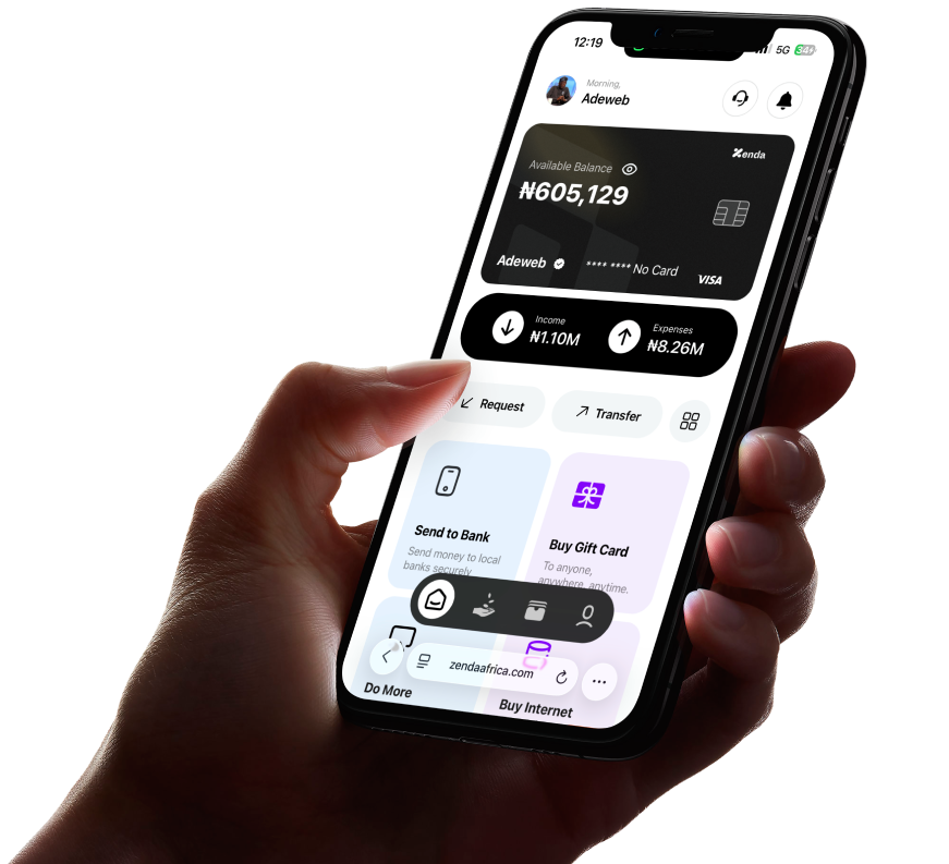 Borderless Finance \ for the Modern African.